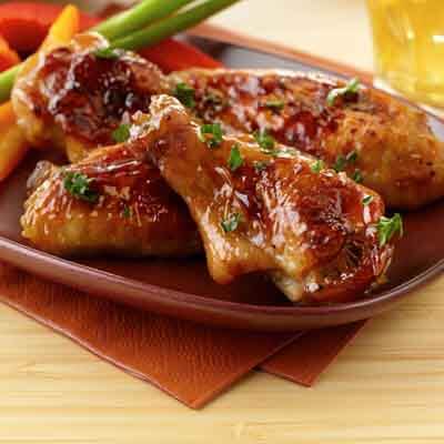 Sticky Balsamic Honey-Glazed Wings