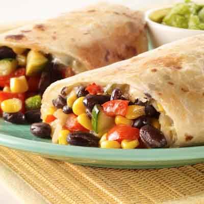 Garlic, Cumin & Black Bean Burritos