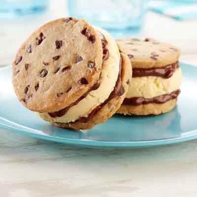 Candy Bar Ice Cream Cookie Sandwiches