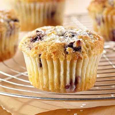 Blackberry Orange Ricotta Muffins