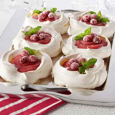 Cranberry Pavlova