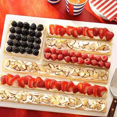 Flag Fruit Cookie