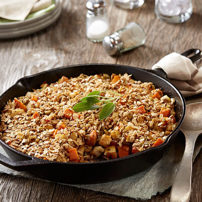 Root Vegetable Crumble 