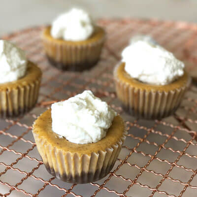 Mini Pumpkin Cheesecakes