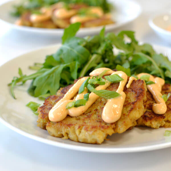 Crab Cakes with Ginger and Spicy Mayo