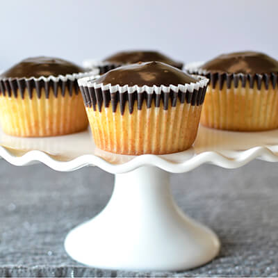 Boston Cream Pie Cupcakes