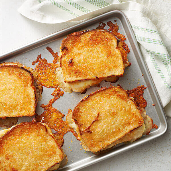 Sheet Pan Garlic Bread Grilled Cheese