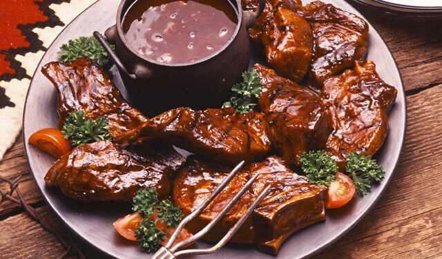 Western Barbecued Rib Sampler