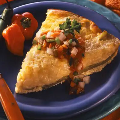 Mexican Onion & Chile Pie