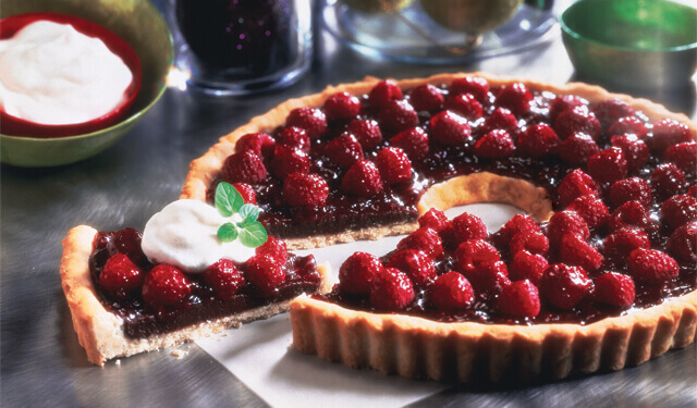 Raspberry Truffle Wreath