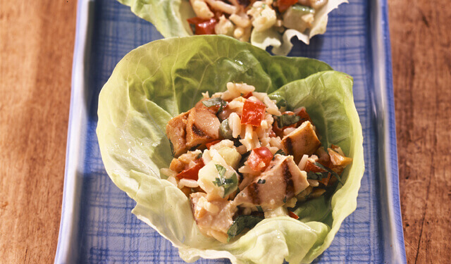 Teriyaki Chicken Lettuce Wraps