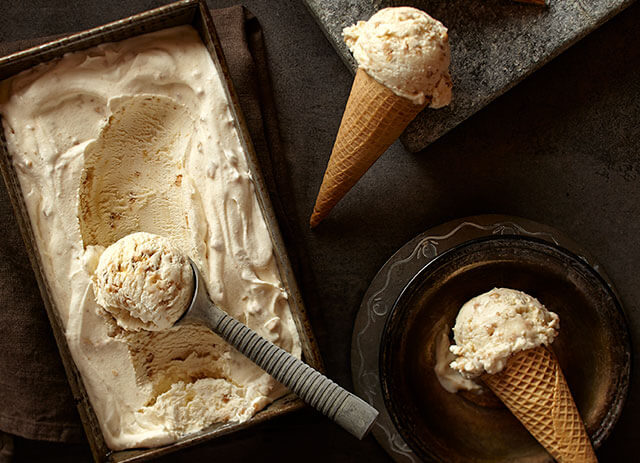Brown Butter No-Churn Ice Cream