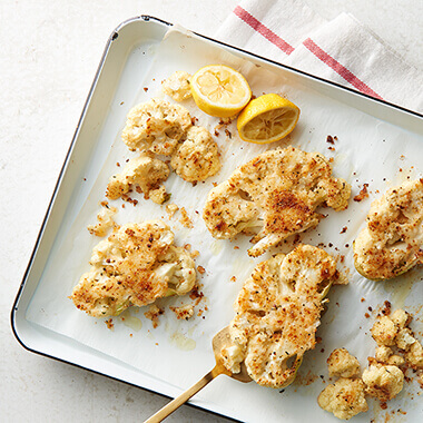 Butter Roasted Parmesan Cauliflower