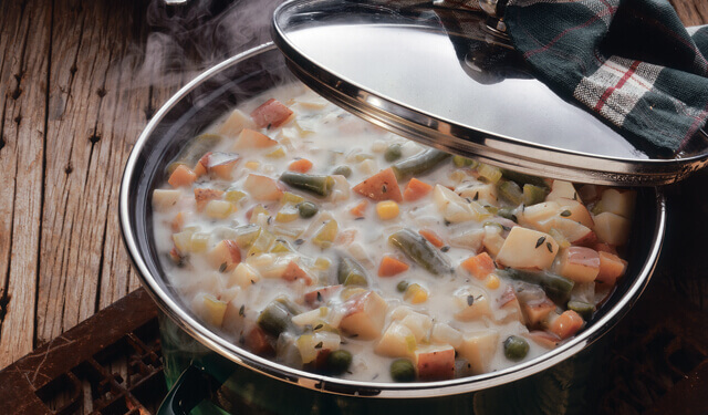 Quick Potato Vegetable Chowder