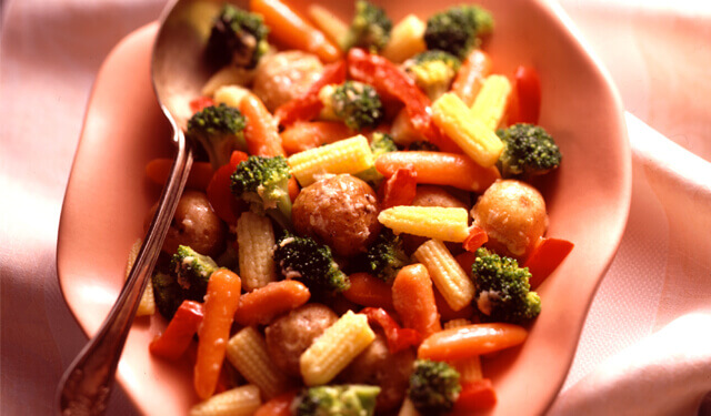 Lemon-Buttered Baby Vegetables