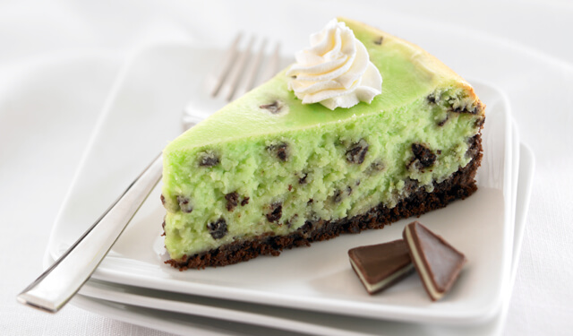 Crème De Menthe Cheesecake