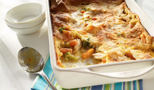 Upside-Down Chicken Pie