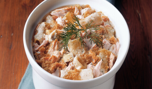 Creamy Salmon Rigatoni