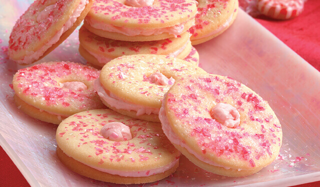 Peppermint Sandwich Cookies