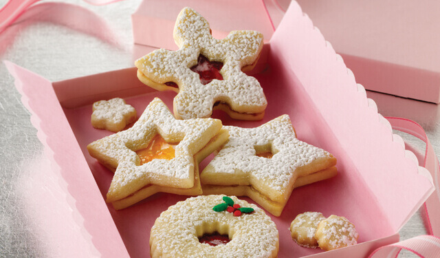 Linzer Sandwich Cookies
