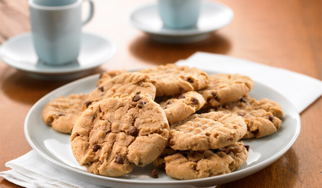 Chocolate Chip Cinnamon Peanut Butter Cookies