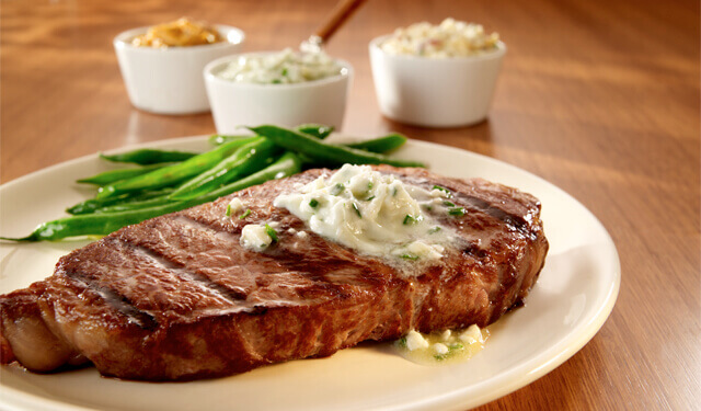 Steak with Savory Butters