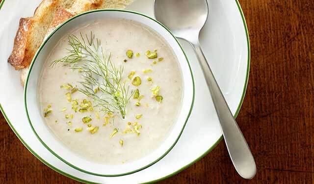 Roasted Cauliflower & Fennel Soup