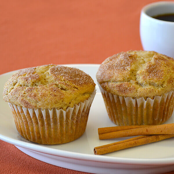 Cinnamon Rhubarb Muffins