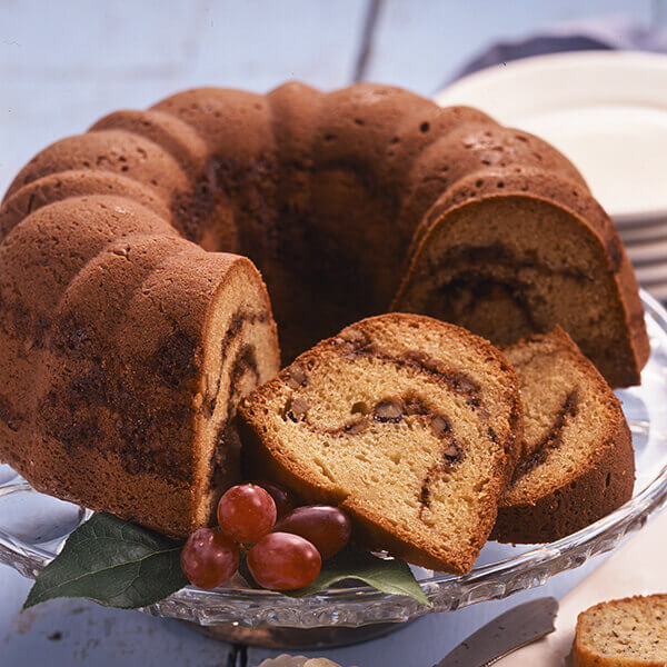 Cinnamon Nut Sour Cream Coffee Cake