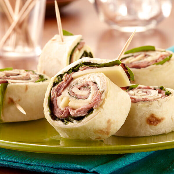 Horseradish Roast Beef Roll-Ups