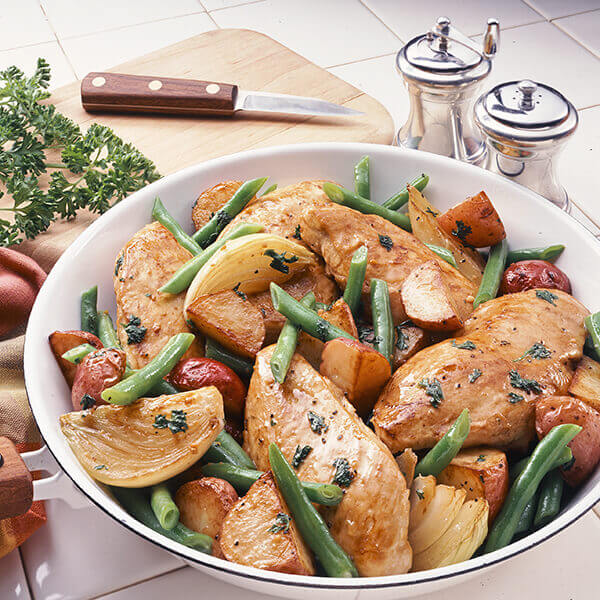 Skillet Chicken & Potato Dinner