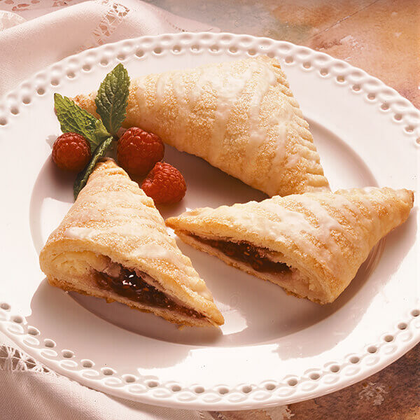 Raspberry Cream Cheese Turnovers