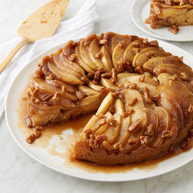 Caramel Apple Upside-Down Cake