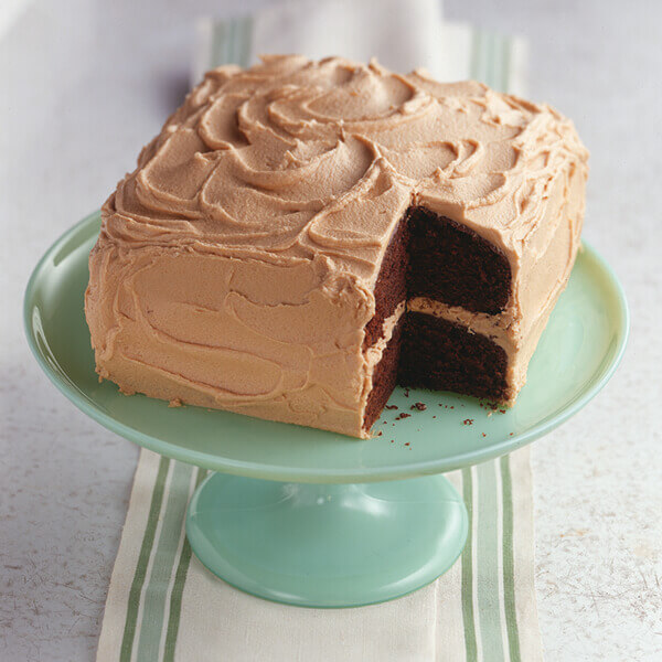 Chocolate Cake with Peanut Butter Frosting