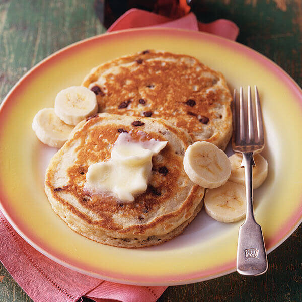 Banana-Chocolate Chip Pancakes