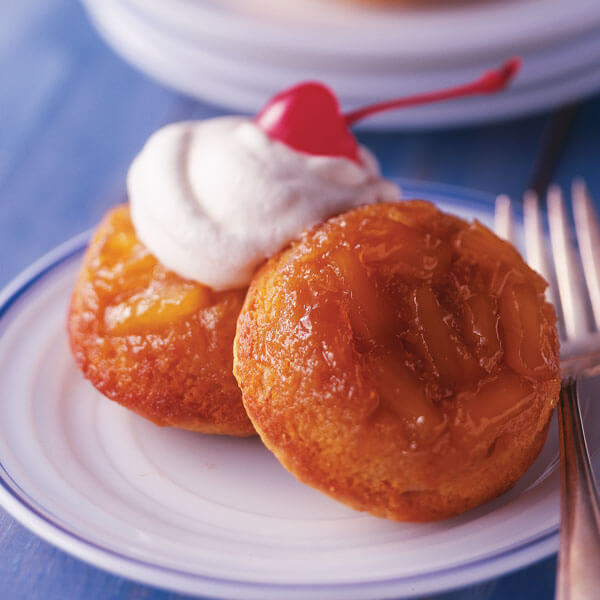 Mini Pineapple Ginger Upside-Down Cakes