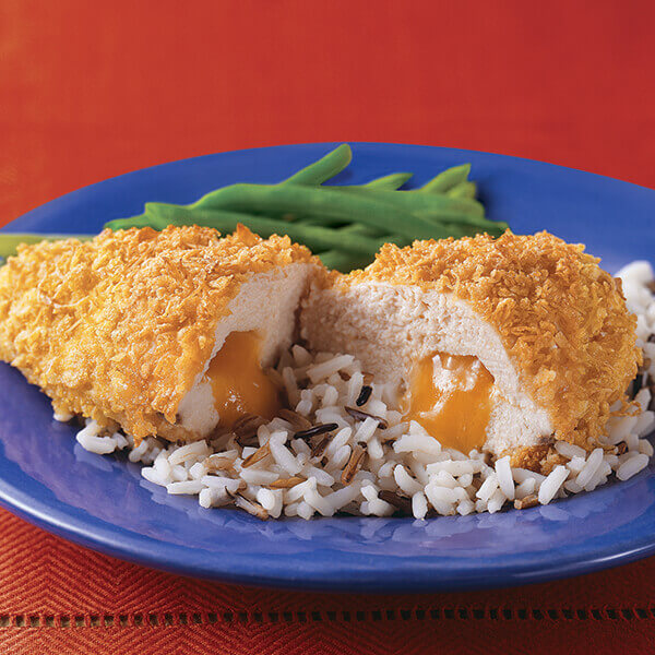 Crunchy Cheese-Stuffed Chicken