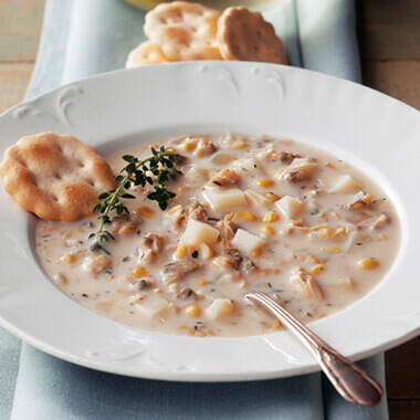Creamy Corn & Clam Chowder