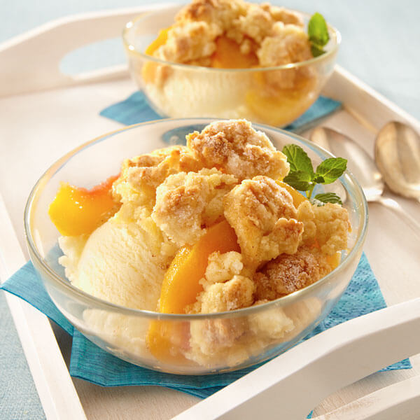 Peaches & Cream Cobbler