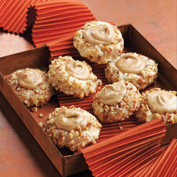 Maple Pecan Thumbprints