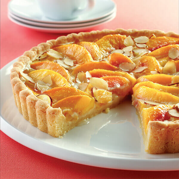 Peach Custard Tart