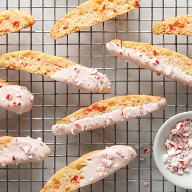 Candy Cane Biscotti