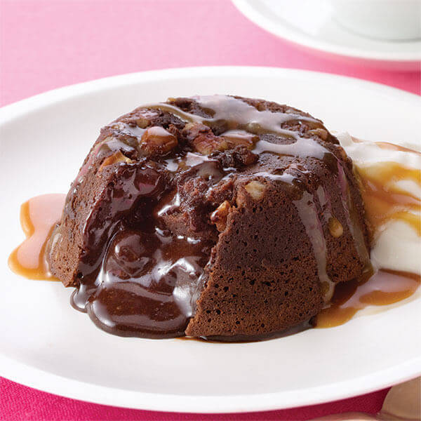 Chocolate & Caramel Molten Cakes