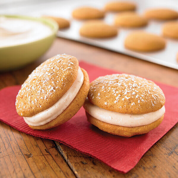 Pumpkin Sandwich Cookies