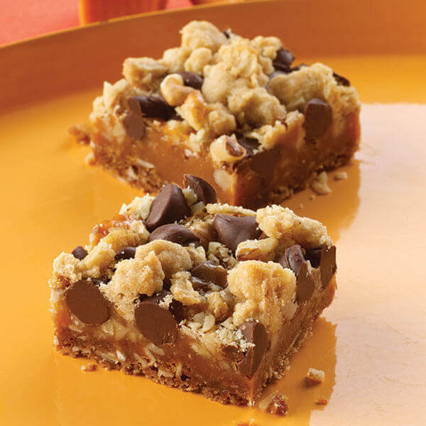 Caramel Walnut Bars