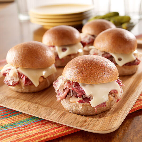 Slow Cooker Reuben Sliders