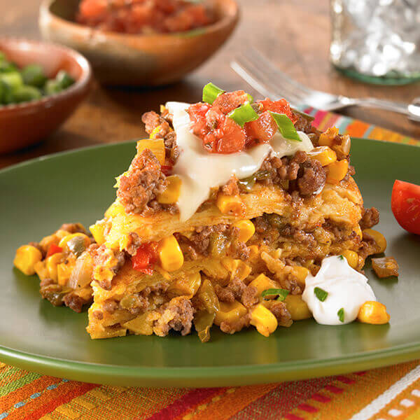 Slow Cooker Beef Tamale Casserole