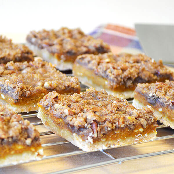 Pumpkin Cookie Bars