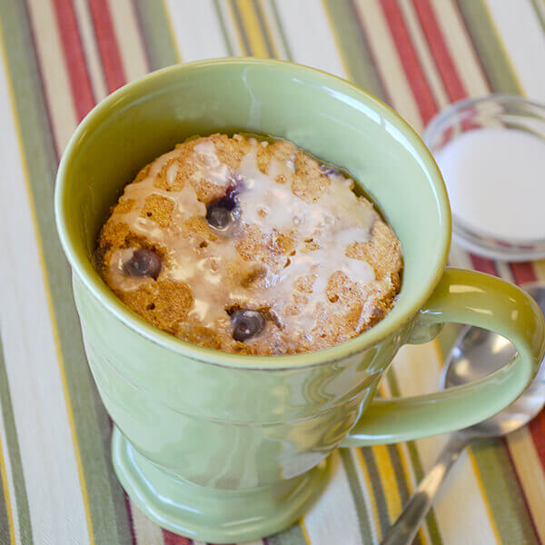 Blueberry Muffin Mug Cake