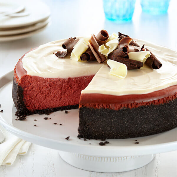 New York-Style Red Velvet Cheesecake